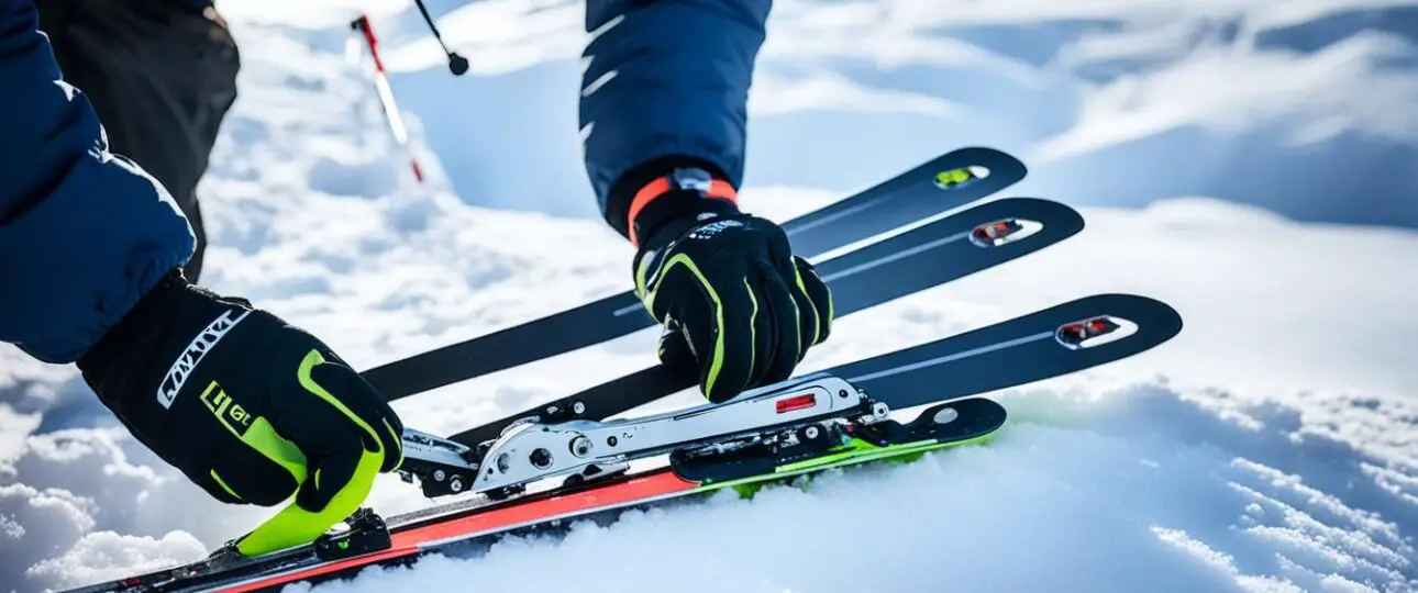 adjusting ski bindings