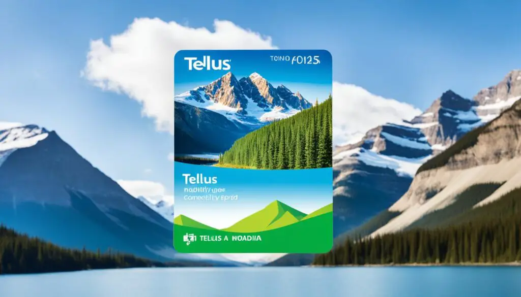 Telus Mobility prepaid SIM card for Canada